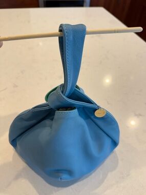 Clare V. Chou Chou Bag in the color Sky Blue
